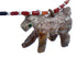 Authentic Sterling Silver And Multicolor Southwest Bead Horse Necklace BX120729